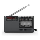 Bemy Ticaret D368 Taşınabilir Transistör Radyo Küçük Fm/ammw/sw Mini Radyo Bluetooth USB Tf Pil Radyolu, Schwarz