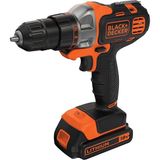 Bemy Ticaret + Decker MT218KB-QW Çift Akülü Vidalama Multievo, Çok Renkli, 18 VOLT/1.5AH Li/ıon