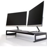 Bemy Ticaret Dual Monitör Standı – Ikili Monitör Standı – Monitör Yükseltici – Metal – Siyah – SMS4BL