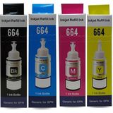 Bemy Ticaret Epson ile Uyumlu Ecotank L386 Mürekkep Takım 4 Renk Muadil