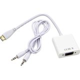 Bemy Ticaret HDMI To VGA Ses Destekli Çevirici Dönüştürücü Adaptör