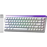 Bemy Ticaret Hero 68 He Manyetik Klavye Rapid Trigger Jade King Switch 8000Hz Rgb Neon Tkl Hot Swap Oyuncu Klavyesi Beyaz