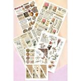 Bemy Ticaret Li Brown Vintage Temalı Sticker Paketi/bullet Journal Defter Çıkartma Ajanda Laptop Etiket
