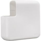 Bemy Ticaret MacBook Şarj Aleti Kılıfı Silikon | 85W A1343/A1424 Magsafe 1-2, 87W A1719, 96W A2166 Usb-C Uyumlu | MacBook Pro Adaptör Koruyucu Beyaz