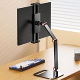 Bemy Ticaret Monitör Tablet iPad Telefon Tutucu 12-16 Inç Universal Metal 360° Derece Döner Stand