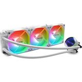 Bemy Ticaret Nitro Cold 300 Intel ve Amd Destekli Rgb Fanlı Infinite Panel Cpu Işlemci 360MM Sıvı Soğutma Sistemi (Beyaz)