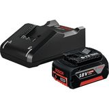 Bemy Ticaret Professional 18 Volt Akü Şarj Cihazı Seti (1 x 4,0 Ah Li-Ion Akü + Gal 18V-40 Şarj Cihazı, Karton Kutuda)