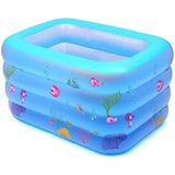 Bemy Ticaret Şişme Havuz 140X100X70 cm | 4 Boğumlu Kalın Pvc Bebek Yüzme Havuzu | 1-2 Yaş Için Güvenli Oyun ve Serinleme Alanı | Ev ve Bahçeye Uygun