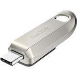 Bemy Ticaret Ultra Luxe USB Tip C Sürücü 128 GB (Usb Tip C Flash Sürücü, Usb-3.2 Gen-1, Metal Tasarım, 400 Mb/s Okuma, Anahtarlık Halkası) Gümüş