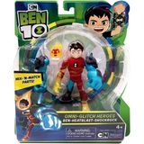 Ben 10 BEN66000-76100-02 Omni-Glitch Heroes Ben-Heatblast-Shockrock