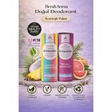BEN ANNA Ben&Anna Doğal Deodorant 2’li Avantajlı Paket – Coco Mania & Pink Grapefruit