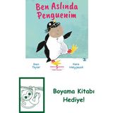 Ben Aslında Penguenim + Boyama Kitabı