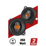 BEN AUDIO lcx-4g 250 Watt 10 Cm Araba Oto Hoparlör Tweeter'lı 2 Adet