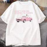 Ben Deliğe Gidiyorum Komik Kedi Meme Baskılı T Shirt Erkekler Kadınlar Için Aptal Çirkin T-Sh 2875 - Beyaz - XL
