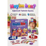 Ben Neyim?! Türkçe-İngilizce 49 Kartlı Eğlenceli 4 Kişilik Eğitici Aile Kutu Oyunu