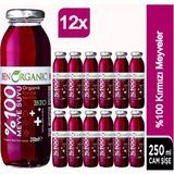 Ben Organic Kırmızı Meyveler Suyu 12 x 250 ml