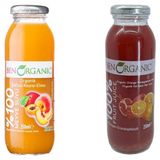 Ben Organic Organik Kayısı Şeftali Elma + Portakal Nar Suyu 2'li Paket - 250 ml