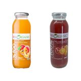 Ben Organic Organik Kayısı Şeftali Elma + Portakal Nar Suyu 2'Li Paket