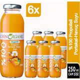 Ben Organic Propolisli Portakal ve Havuç Suyu 6 x 250 ml