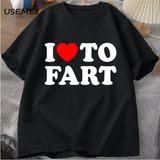 Ben Osurmak Için Seviyorum T Shirt Komik Tişört Erkekler Yetişkin Mizah T-Shirt Rahat Pamuk K - Siyah
