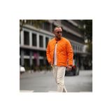 Ben Özgürüm Dik Yaka Bomber Kapitone Erkek Mont - Orange