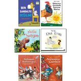 Ben Sandalye Değilim + Dünyayı Gezmek Isteyen Horoz + Mutlu Su Aygırı + Teo'nun Kaka Kitabı + Annemin Çantası + Babamın Battaniyesi - Sara Şahinkanat / 6 Kitap Set Çocuk Masal Hikaye Öykü Kitapları