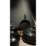 Bena Life 9 Parça Döküm Tencere Seti Black - Siyah