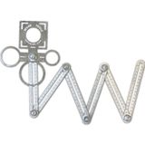 Benan Tools Çok Fonksiyonlu Delik Şablon Cetveli 110 cm.