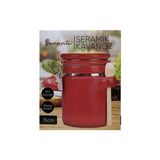 Benante Kavanoz 15 cm - 400 ml - Kırmızı