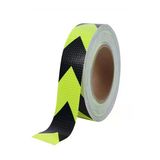 Bencao Reflektörlü Reflektif 5 Metre Fosforlu Çok Amaçlı Şerit Bant Sarı-Siyah İkaz Bandı 5 Metre X 5Cm