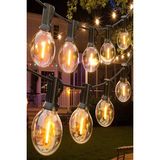 BENCEAL 10 Ledli Dış Mekan LED Aydınlatma Fişli Eklemeli Kır Bahçesi Çardak Balkon Organizasyon Ledleri Su Geçirmez (5 Metre) - Gün Işığı