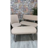 Bench ve Puf Takımı Kılıf Seti - 2 Sandalye, 1 Bench, 1 Puf Örtüsü Kılıfteks - Kakao