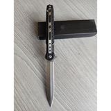 Benchmade Kamp Çakısı Kemere Takma Klipsli yarı otomatik Mekanizmalı 21 cm uzunluğunda Acil Durum Ekipmanı - Siyah