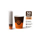 BENCUP 50 Adet Kullan At Karton Bardak 7 Oz