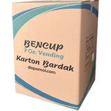 Bencup 7 Oz Karton Bardak 3000'LI Koli Sıcak İçecekler İçin Ekonomik ve Pratik Çözüm