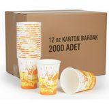 Bencup Karton Bardak 6.5 Oz ( 180 ml ), 3000 Adet - Ekonomik Dev Koli - Ofis ve Kantin Tipi