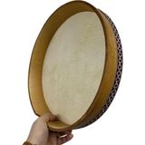 Bendir Hayvan Derili 38 cm Kaliteli Keçi Derisi