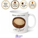 Bendir Temalı Baskılı Kupa Bardak Müzik Hediye Porselen Mug