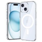 Bene-Qi Apple iPhone 13 Mini Kılıf 5.4" MagSafe ile Uyumlu, Ultra Berrak Cep Telefon Kılıfı, Sert PC Arka Yüzey, TPU Yastıklı Köşe Korumalı Kapak, Güçlü Manyetikli Phone Case - Şeffaf