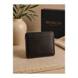 BeneciaVoyage Minimalist Tasarım Kartlık – Crazy Deri ACI KAHVE