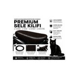 beneficio Apec PS3 1 Premium Kahverengi Suni Deri Sele Kılıfı Su Geçirmez Motosiklet Koltuk Koruyucu