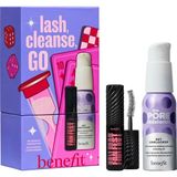 Benefit Cosmetics Lash, Cleanse, Go - Mini Maskara ve Temizleme Yağı Yılbaşı Hediye Seti 4 G + 3,5 ml - 0