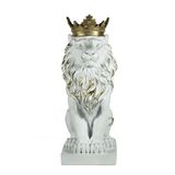 Benekli Design Beyaz Aslan Kral Biblo