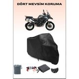 Benelli Trk 502X Uyumlu Siyah Motorsiklet Branda, Motor Örtüsü
