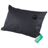 Benetton 100% Pamuk 35*50 Cm Çizgili Kırlent Dolu Siyah Çizgili