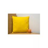 Benetton %100 Pamuk Düz Kırlent 45*45 Cm (Dolu) Sarı