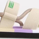 BENETTON 10214 HAFİF TABAN PARMAK ARASI KETEN KADIN SANDALET