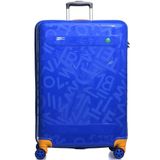 Benetton 14BNT200 Mavi Büyük Boy 70 cm Valiz