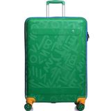 Benetton 14BNT200 Yeşil Büyük Boy 70 CM Valiz