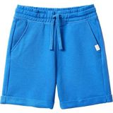 Benetton 3J68C901G Lastikli Bel Regular Fit Buz Mavisi Erkek Çocuk Şort